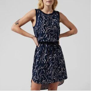Athleta Rincon Printed Dress Size Large Tall